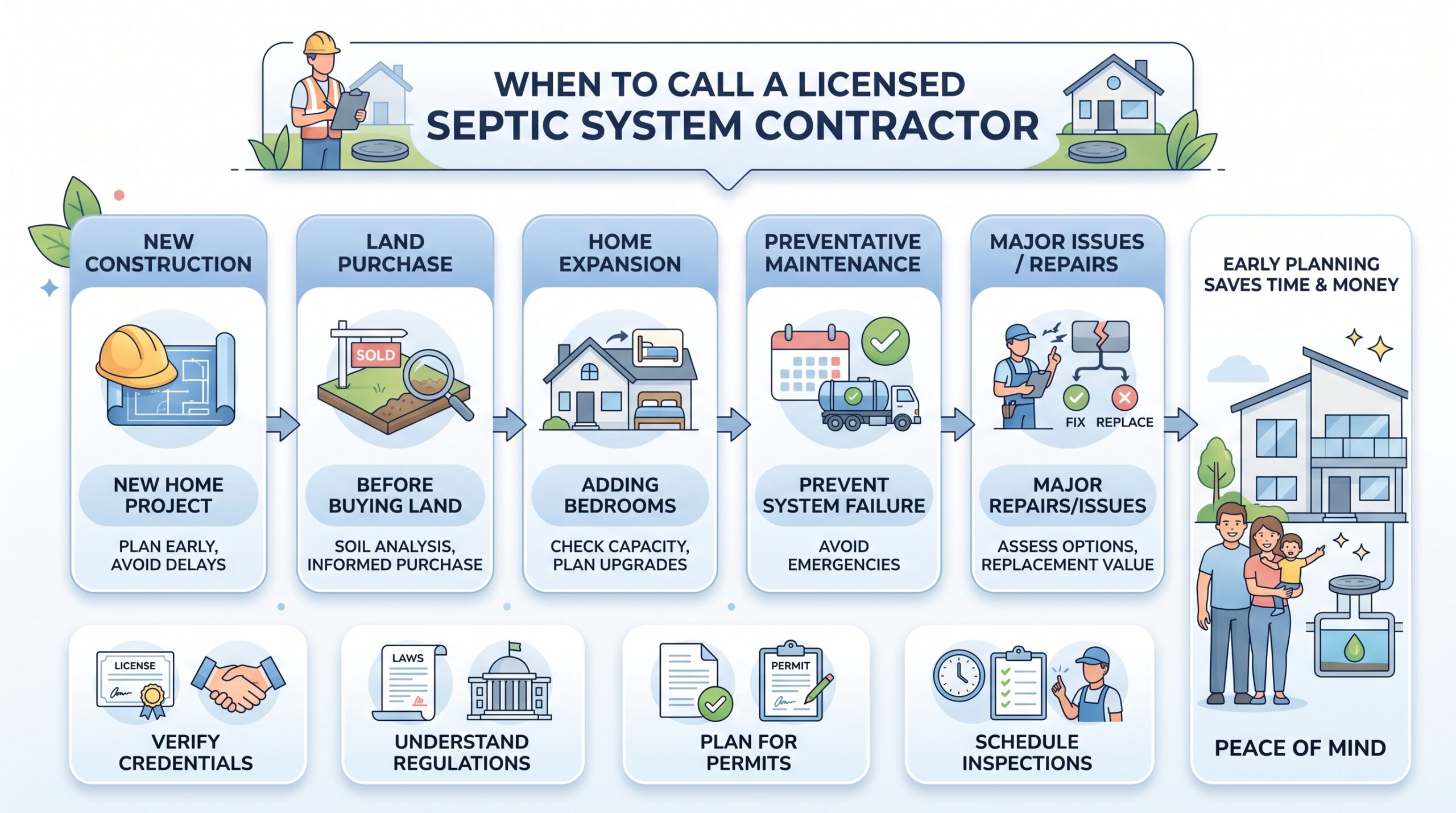 installing septic tanks