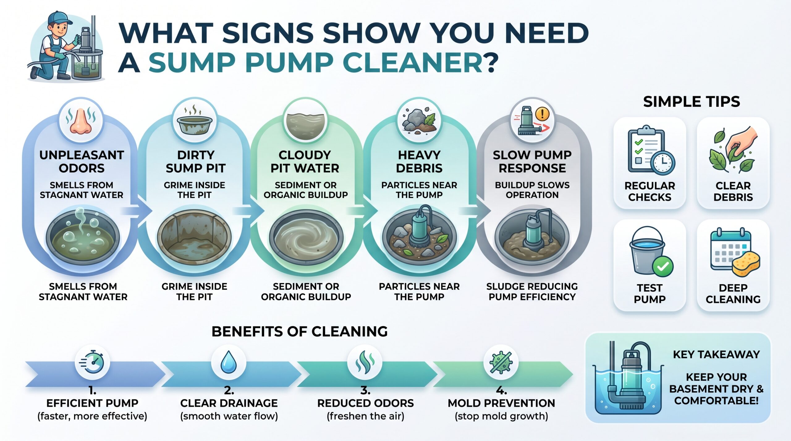 sump pump cleaner
