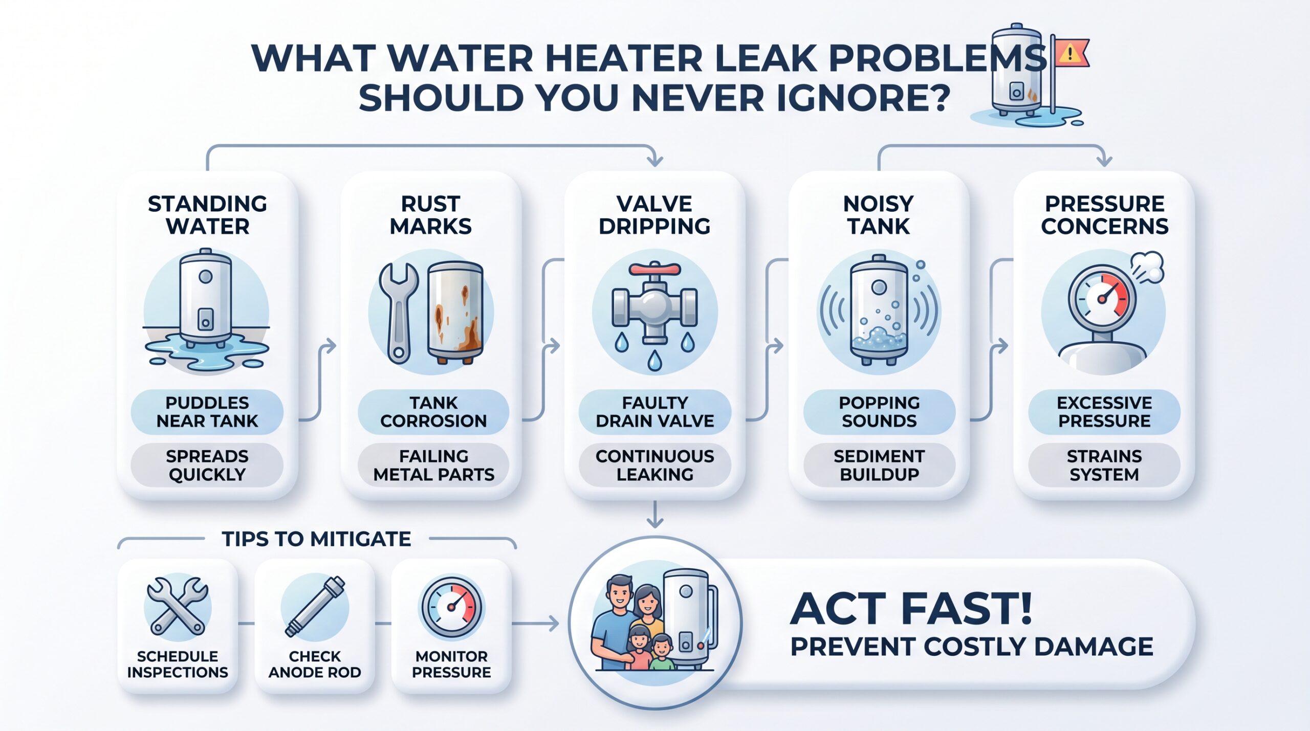 water heater leaking